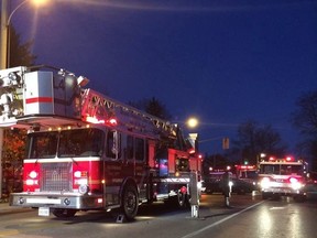 Tillsonburg Fire and Rescue Services responded to a structure fire Sunday on Broadway.