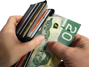 Canadian money. 

(QMI File Photo)