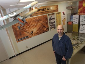 Paul Balcaen has co-ordinated an exhibit at the Western Canadian Aviation Museum in Winnipeg that tells the story of Canadian pilots in the First World War.