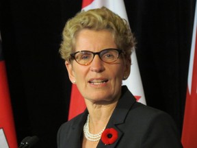 Premier Kathleen Wynne says on Tuesday that  her government is consulting with parents on the new sex educatiion curriculum. (ANTONELLA ARTUSO, Toronto Sun)
