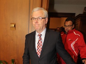 Premier Greg Selinger should resign according to the majority of Manitobans, a new poll reveals. (Chris Procaylo/Winnipeg Sun file photo)