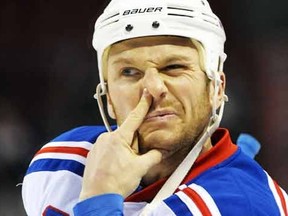 Former NHL bad boy Sean Avery reportedly won't perform in an off-Broadway show. (QMI Agency)