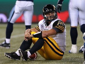 Tiger-Cats quarterback Zach Collaros is the team's most outstanding player. (AFP)