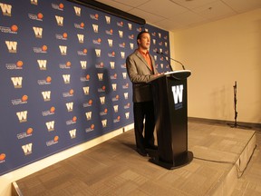 Bombers GM Kyle Walters talked a lot when he met with the media on Wednesday but he didn't say much.