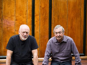 (L-R) David Gilmour and Nick Mason. (Handout)