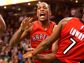 DeRozan now fourth on the Raptors’ career scoring list and closing fast on Bargnani for third. (AFP)