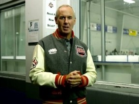 A still shot of Ron McLean from Rogers Hometown Hockey website at hometownhockey.com.