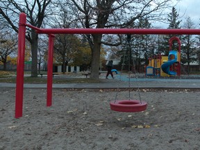 Children's playground on Paul Anka Drive in Ottawa Friday Nov 7,  2014.   Tony Caldwell/Ottawa Sun/QMI Agency