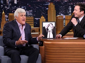 Jay Leno returned to "The Tonight Show." (HO)