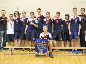 The St. Benedict Bears won the senior boys Division B city volleyball championship Saturday.