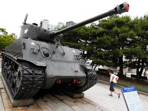 The M4 Sherman battle tank. (Reuters file photo)