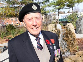 James Edward Fisher, of Chatham, was recently awarded the rank of Knight of the French National Order of the Legion of Honour for his service during the Second World War. (TREVOR TERFLOTH, The Daily News)