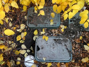 Evidence of rats near the construction at Union Station on Monday, November 10, 2014. (Dave Abel/Toronto Sun)