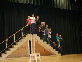 The Sound of Music cast met on Nov. 1 to rehearse the musical at the Eleanor Pickup Arts Centre.