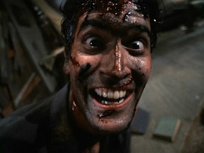 Bruce Campbell in 1981's "Evil Dead."