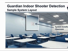 (Screenshot from Shooter Detection Systems' YouTube channel)