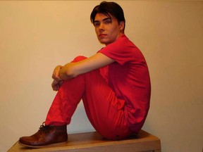 Luka Magnotta is pictured in this photo presented as evidence at during his trial in Montreal, October 23, 2014. (Handout)