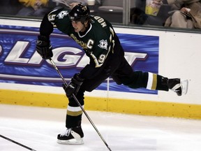 Mike Modano is one of six American players to go first overall in the NHL draft. He won a Stanley Cup with the Dallas Stars in 1999. (REUTERS)