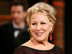 Bette Midler. 

REUTERS/Danny Moloshok