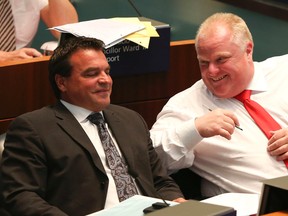Councillor Giorgio Mammoliti will occupy the says seat for the council term beginning in December. His neighbour in the mayor's chair, however, willl change. (Toronto Sun files)