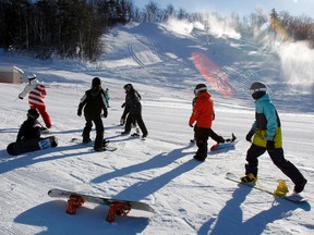 Batawa Ski Hill is hoping to draw 10,000 more yearly visitors. 
File photo.