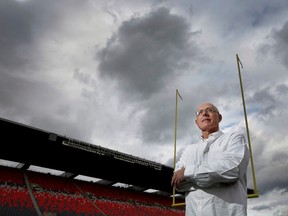 Ottawa RedBlacks offensive coordinator Mike Gibson poses at TD Place in Ottawa Wednesday Oct 29,  2014. (TONY CALDWELL/QMI Agency)