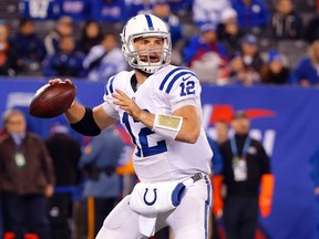 Colts quarterback Andrew Luck has thrown for 3,085 yards so far this season and 26 touchdowns. (USA Today Sports)