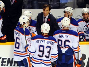 Oilers head coach Dallas Eakins says the team has a lot of positives to build on and the players are committed to improving. (USA TODAY SPORTS)