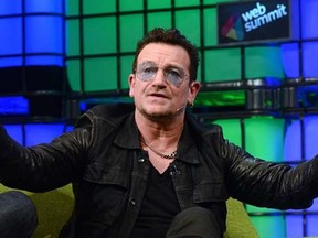 Bono in Dublin, Nov. 6, 2014. (WENN.com)