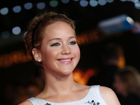 Jennifer Lawrence. 

REUTERS/Luke MacGregor