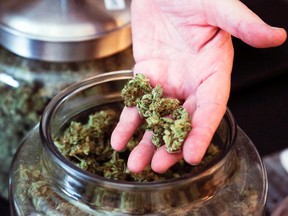 A court ruled a Novia Scotia man must compensate his former business partner with cash and not marijuana from their failed company. (Reuters file photo)