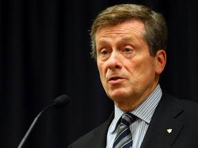 Mayor-elect John Tory. (Dave Abel/Toronto Sun files)