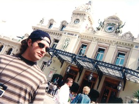 Columnist Bill Welychka in Monte Carlo, Monaco, in 1995.
