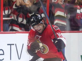 Ottawa Senators forward Clarke MacArthur is stepping up to fill the void left by the departure of Jason Spezza during the off season, notching 11 points in 15 games. (QMI Agency)