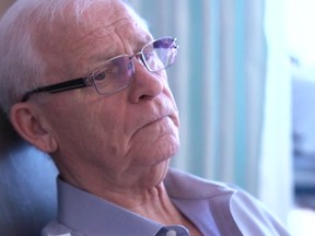 Bryan Murray at the Ottawa Hospital in a screen grab from TSN5’s broadcast Thursday night.