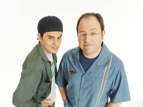 Fred Ewanuick, left, and Brent Butt star in Corner Gas. (Handout)