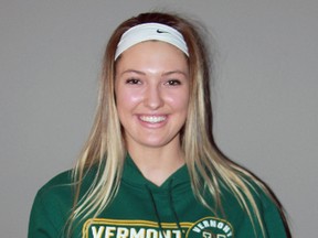 Lauren Handy, 17, from Sarnia has signed a National Letter of Intent to play for the Vermont Catamounts women's basketball team. Handy will join the NCAA Division I team for the 2015-16 season. (TERRY BRIDGE/THE OBSERVER)