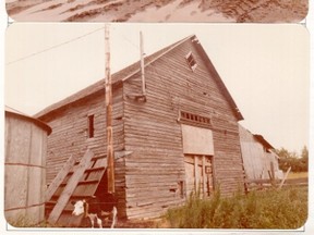 The original grainery on the Giese homestead stands today. The family is in search of documentation supporting an old family story that says a moonshine distillery was once located on the property. - Photos Supplied