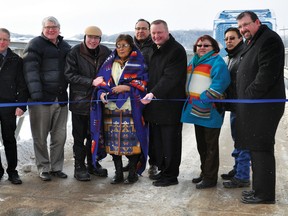 A ribbon cutting was held Friday morning to officially re-open the Highway 547 bridge that crosses over the Bow River on the Siksika Nation. 
Stephen Tipper, Vulcan Advocate