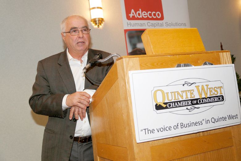 MPP Lou Rinaldi speaks at Quinte West chamber lunch Belleville