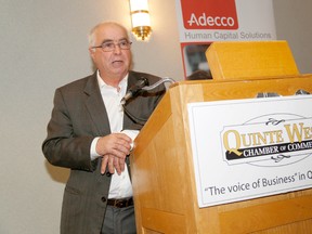 MPP Lou Rinaldi speaks at Quinte West chamber lunch | Belleville ...