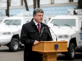 Ukrainian President Petro Poroshenko.  (REUTERS/PRESIDENTIAL PRESS SERVICE/MICHAIL PALINCHAK/HO)