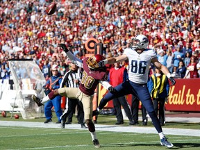 Tennessee Titans tight end Chase Coffman (86) has been fined for hitting a Baltimore Ravens coach. (Geoff Burke-USA TODAY Sports)