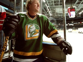 Darryl Sittler looks out over JLC as he prepares to play in the Knight's Alumni game vs. UWO Alumni in 2003. QMI File Photo