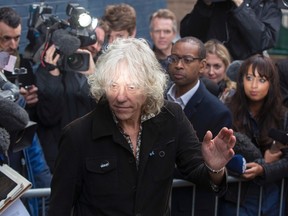 Musician Bob Gelfof arrives for the recording of the Band Aid 30 charity single in west London November 15, 2014.  REUTERS/Neil Hall