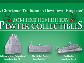 2014 pewter Christmas ornaments