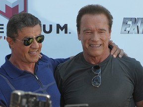 Sylvester Stallone, left, and Arnold Schwarzenegger. (WENN.COM)
