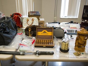 Some of the goods Toronto Police recovered with Project Yellowbird. (Police photo)