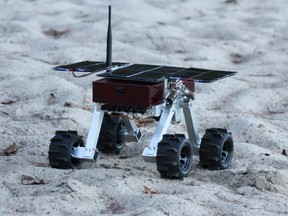 The Beaver rover will explore the surface of Mars. (Handout)