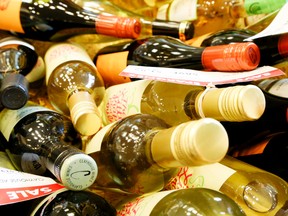 Bottles of wine. 

Veronica Henri/QMI Agency